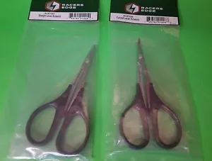 Racers Edge 2 Pack Straight and Curved Lexan Scissors RCE7043 RCE7044 dubro losi - Picture 1 of 1