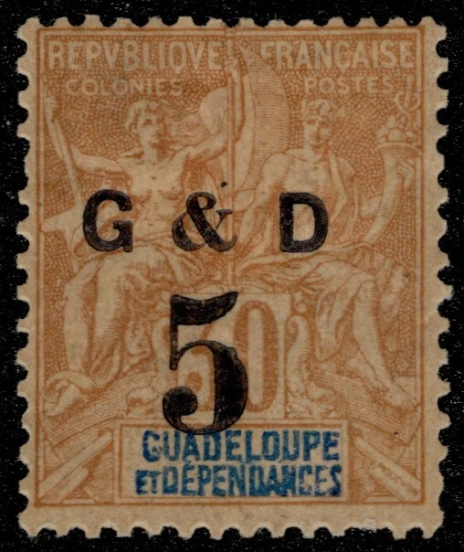 GUADELOUPE 45 - Navigation and Commerce "1903 Provisional" (pc31288) - Image 1 of 1