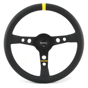 Momo Leder Sportlenkrad Modell MOD. 07 350mm schwarz black steering wheel ... - Bild 1 von 5