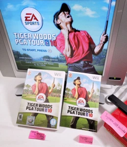 Tiger Woods PGA Tour 10 Wii COMPLETE Nintendo Golf 2010 2K10 golfing TigerWoods - Picture 1 of 7