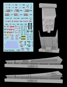 1/537 Vulcan's Long Range Shuttle SURAK Juego de resina para kits AMT [STAR TREK] - Imagen 1 de 1