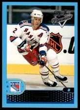 2001-02 O PEE CHE PREMIER PARALLEL Brian Leetch New York Rangers #4