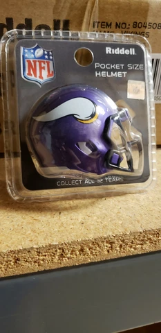 MINNESOTA VIKINGS  SPEED NEW CLAMSHELL POCKET PRO HELMET RIDDELL Cover