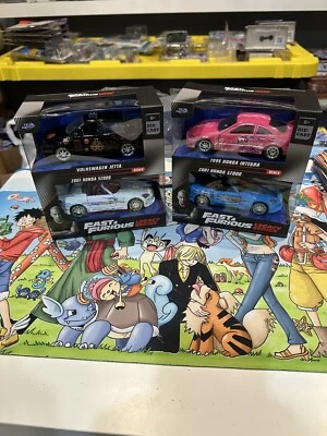 Jada DIECAST Fast and Furious Twin Packs REMIX Honda S2000 Integra Jetta 1/32 - Image 1 of 4