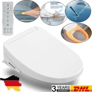 Bidet Sitz Smart Dusch WC Bidet Aufsatz Toilettensitz Elektrisch Gewärmter Sitz - Bild 1 von 12