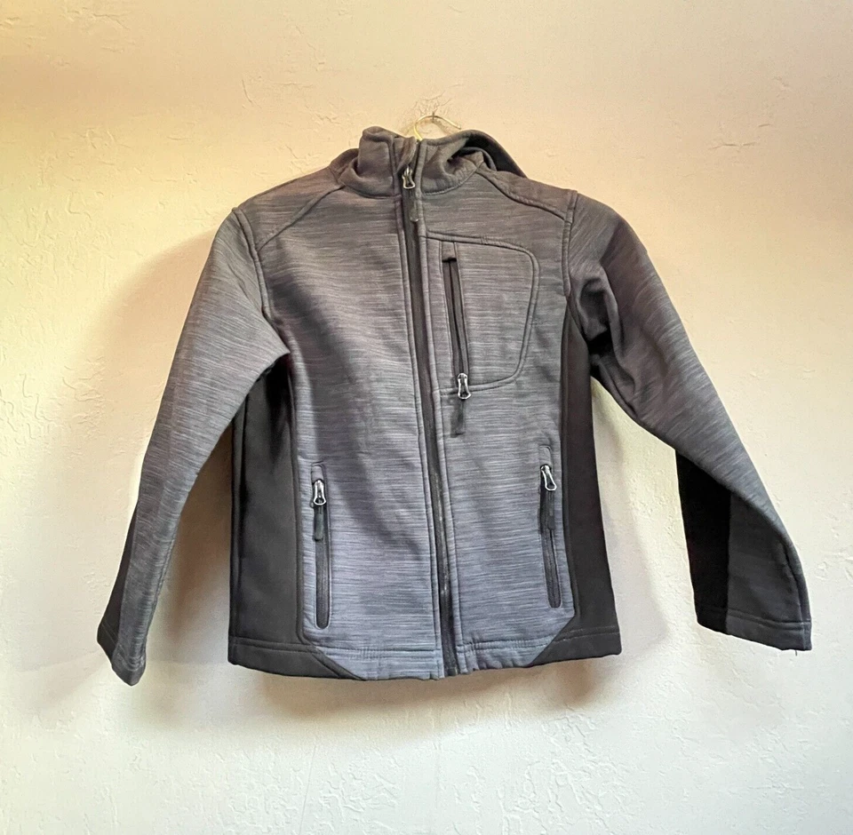 Snozu Womens Full Zip Hoodie Jacket Small Long Sleeve Zippered Pockets Gray - Image 1 of 4