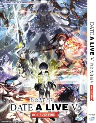 DVD ANIME DATE A LIVE SEASON 5 VOL.1-12 END ENGLISH DUBBED REGION ALL +FREE DVD - Image 1 of 3