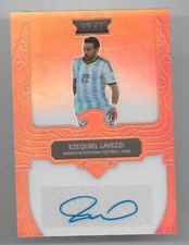 2022 Fansmall Argentina National Team Auto Card : Ezequiel Lavezzi #15/49