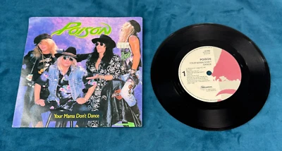 POISON YOUR MAMA DON'T DANCE 7'' SINGLE AUST PRESS 1988 LIBERATION LS 2046 - Image 1 of 3