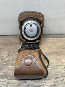 Esposimetro General Electric tipo PR-1 con custodia in pelle - Foto 1 di 6