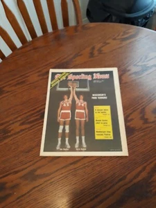 FEBRUARY 9,1974-THE SPORTING NEWS-KIM & KERRY HUGHES OF THE WISCONSIN BADGERS* - Picture 1 of 1