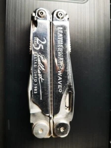 Wave 25Years 2008Model Leather Man Multi Tool Rare Used - Picture 1 of 2