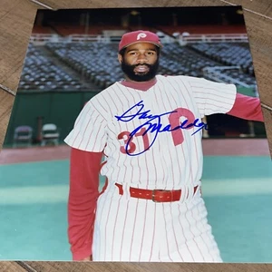 Garry Maddox Autographed Signed Philadelphia Phillies 8x10 Photograph - Picture 1 of 3