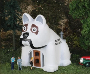 Edificio de resina Roadside U.S.A. - Bulldog para llevar edificio de resina a escala Ho, múltiple - Imagen 1 de 1