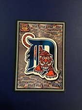 1996 Pacific Collection #PB-27 TIGERS Team Logo Card Detroit Tigers RARE LOOK ! 
