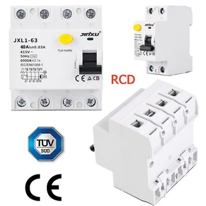Fehlerstromschutzschalter FI-Schalter RCD 16A/ 25A / 40A / 63A / 30mA / 300mA - Bild 1 von 14