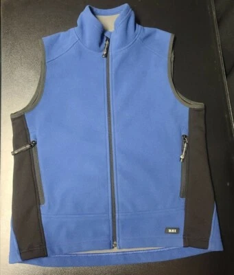 Chaleco polar Rei Youth talla XL 16/18 azul negro cremallera completa Foto 1 de 4