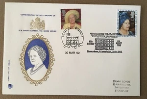 1980/2002 Queen Mother Double-Dated FDC Windsor Postmark Only 20 Issued - Picture 1 of 2