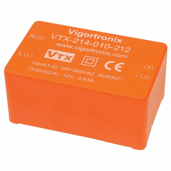 Vigortronix VTX-214-010-205 10W Miniature SMPS AC-DC Converter 5V - Image 1 of 1