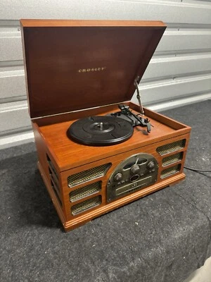 CROSLEY ROCHESTER 4-in-1 CR66-PA Turntable CD Cassette AM/FM Radio NIB - Image 1 of 2