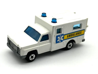 Matchbox Superfast MB41 1977 Lesney Base White Ambulance Made In England Mint - Image 1 of 4