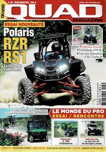 Quad Magazine N°186 Aout Sept 2019 Polaris Rzr Rs1 - Picture 1 of 1