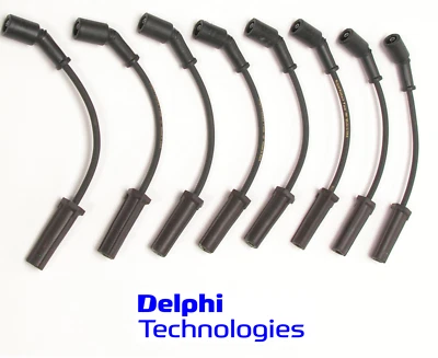 Juego de cables de bujía de encendido DELPHI para Cadillac Chevrolet GMC Hummer Pontiac V8 Foto 1 de 4