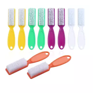 10 Pcs Handle Grip Cleaning Brushes, Hand Fingernail Nail Scrub Manicure Brush P - Picture 1 of 12