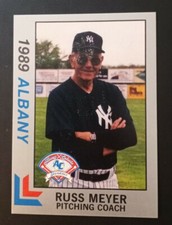 1989 Best Albany-Colonie Yankees Platinum Russ Meyer #27 Coach 