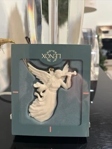 Lenox Porcelain Holiday Wishes HARK Angel Christmas Ornament with Box - Picture 1 of 7