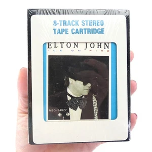 ELTON JOHN  - Ice On Fire - Geffen Records M8G 24077 - sealed 8 track tape - Imagen 1 de 2