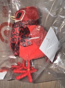 Neu & versiegelt 2023 Target Wondershop Featherly Friends Weihnachtsvogel - Rubin - Bild 1 von 2