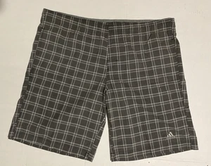 Adidas Grey Checked Medium 34W Summer Swim Shorts - Free P&P - Picture 1 of 13