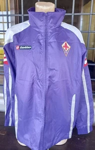 FIORENTINA CALCIO Giacca Jacket K-Way Foderato Shirt Trikot Lotto Giacca Tg. L - Foto 1 di 15