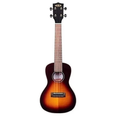 Ukelele de concierto Kala KA-FMTB-C llama brillante arce explosión de tabaco Foto 1 de 3