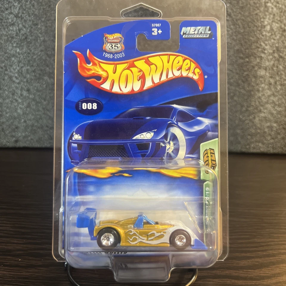 Neumáticos de goma Hot Wheels 2003 Treasure Hunt Riley & Scott MK III RAROS 8 de 12 sin usar, en caja Foto 1 de 4