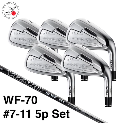 HONMA Beres NX TRIPLE STAR 3S Star Iron #7-11 5p Set S Vizard IB-WF 70 PROTOTYPE - Image 1 of 4