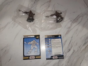Star Wars Miniaturas Caballeros de la Antigua República Wookiee Elite Warrior 11/60 x2 - Imagen 1 de 3