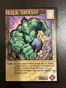 Wildstorms CCG Hulk Smash Card Chase Ultra Rare Image Universe Marvel Comics - Picture 1 of 2