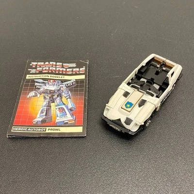 Transformers G1 Prowl incompleto con folleto de instrucciones original Foto 1 de 4