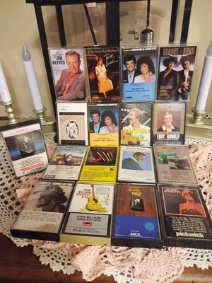 Лот #1 музыкальных кассет кантри: Хэнк Уильямс, Boxcar Willie, Ray Price, Mel Til - Изображение 1 из 4