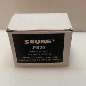 Geniune Shure AC Adapter PS20 Power Supply - Picture 1 of 2