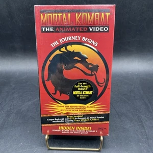 VHS SEALED Mortal Kombat: The Animated Video The Journey Begins 1995 PG - Picture 1 of 11