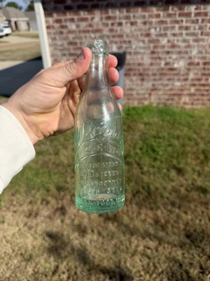 Botella Wright lado recto con marca de Coca Cola Greenwood, MS Foto 1 de 4