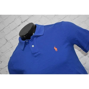 Polo Ralph Lauren Golf Polo Para Hombre Talla Pequeña Ajuste Personalizado Largo Azul Algodón - Imagen 1 de 6