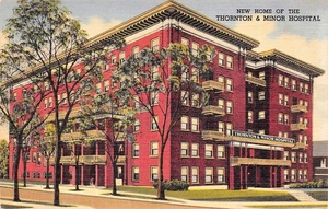 #K1752 Kansas City, Mo. POSTKARTE, THORNTON & MINOR HOSPITAL - Bild 1 von 2