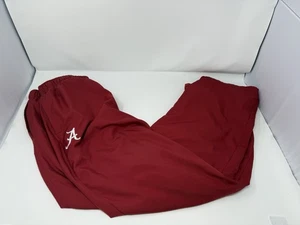 Nike Alabama Crimson Tide Track Pants Mens Medium Red Dri-Fit Drawstring Pocket - Picture 1 of 11