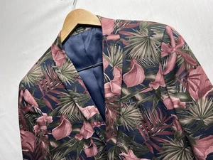 JF J. Ferrar Slim Fit Floral Blazer Gr. 46R Tropical Palms Floral Loud Print - Bild 1 von 11