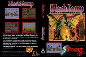 Atari Jaguar CD Game Black Lamp, FULL Color in DVD case