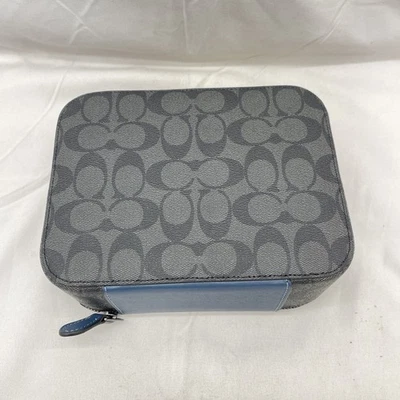 Organizador Coach Tech Colorblock Signature Canvas CE700 carbón/denim usado Foto 1 de 4